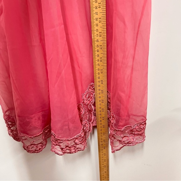 Frederick’s of Hollywood Pink Sheer Babydoll with adjustable closure size XL - Picture 11 of 11
